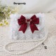 Bowknot Lace Lolita Handbag (LG66A)